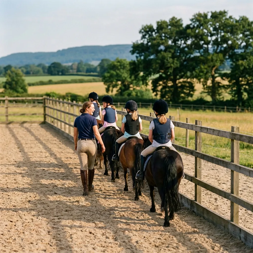 Cours de poney à Saint-Marcel, Ain